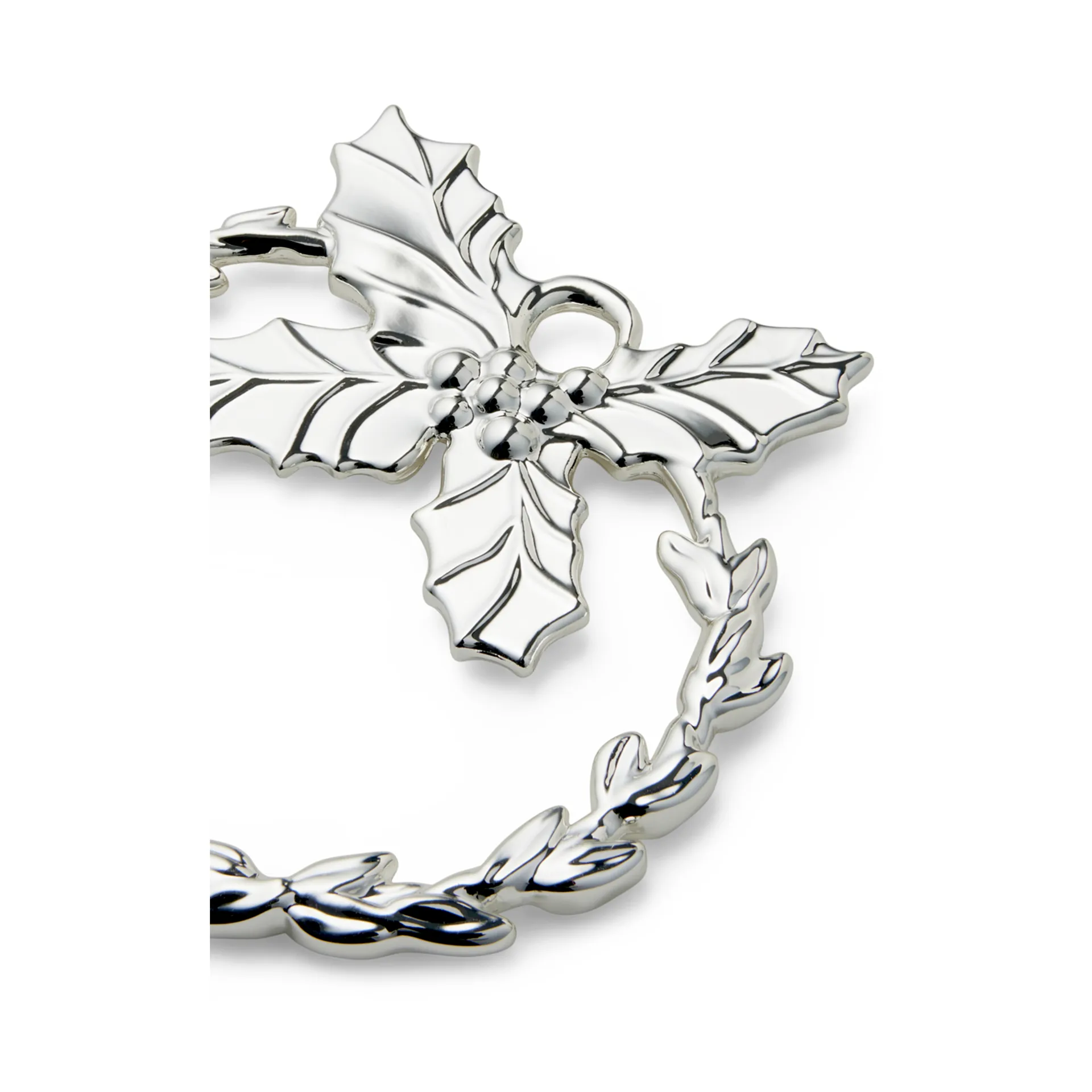Karen Blixen Holly 행잉 크리스마스 데코레이션, Silver plated Rosendahl | 로젠달 코펜하겐