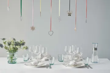카렌 블릭센 크리스마스 데코레이션 플라워 하트 - Silver - Rosendahl | 로젠달 코펜하겐