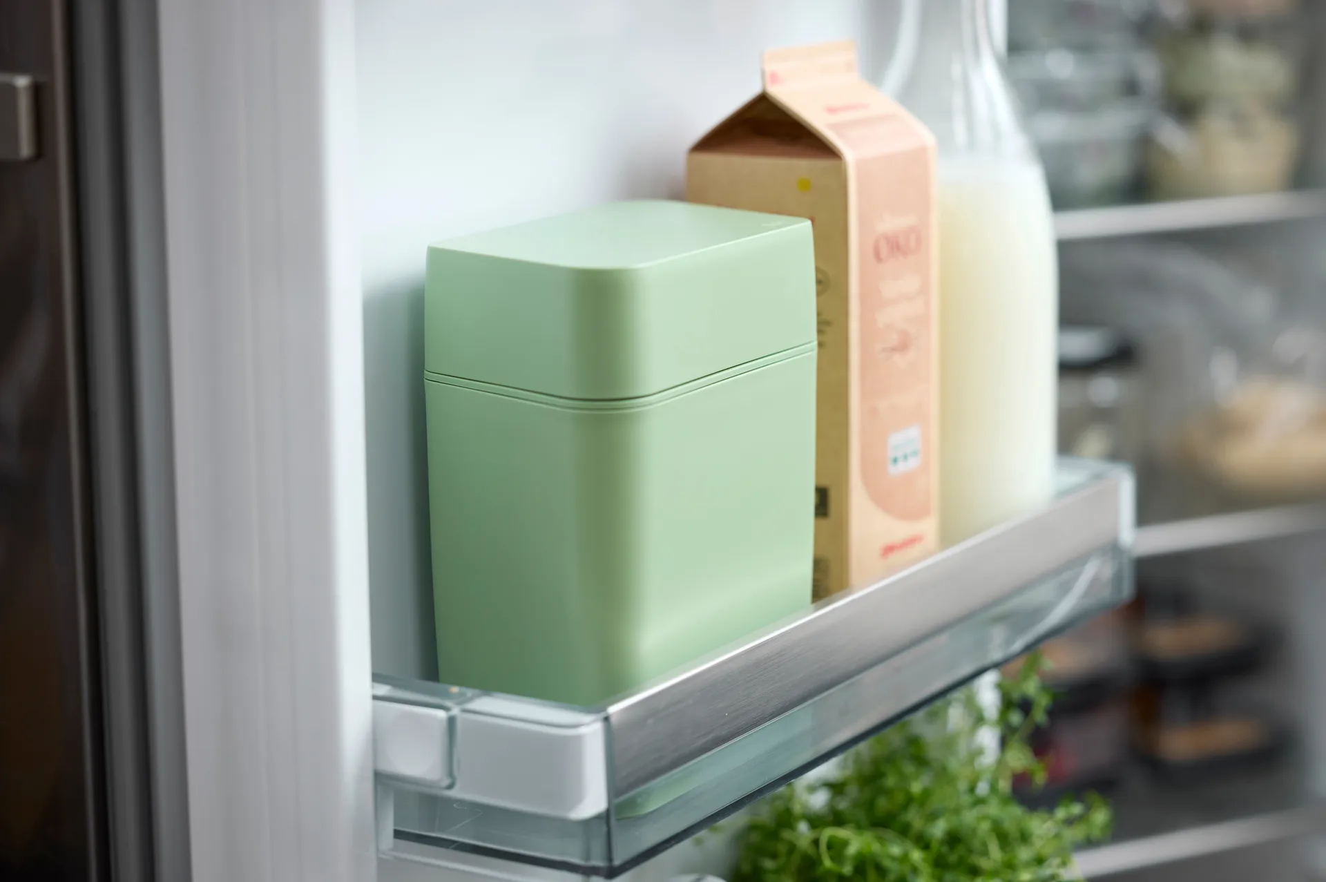 클래식 치즈 박스(치즈 슬라이서 포함) 16.5x10x19 cm, Misty green Rosti | 로스티