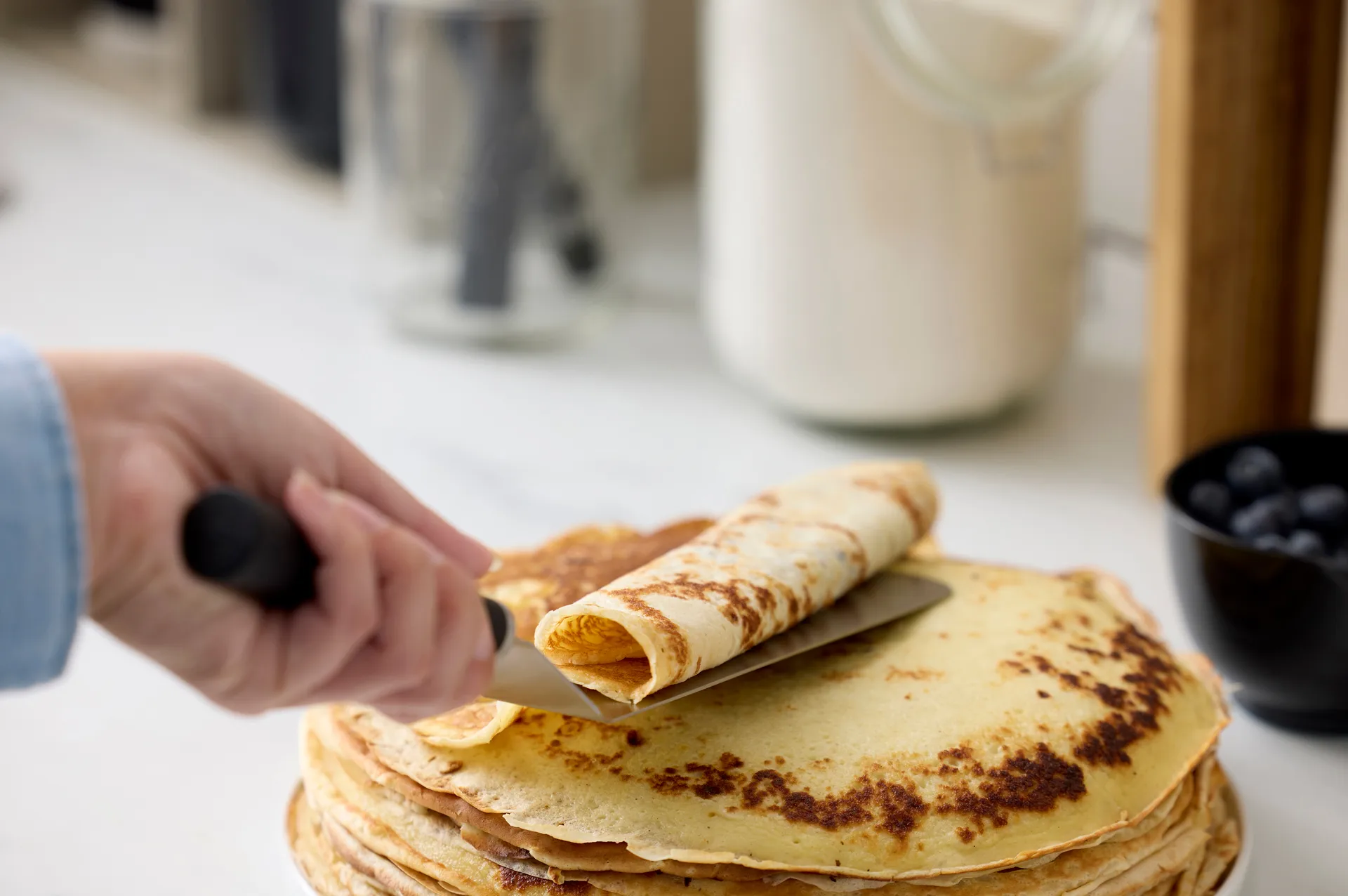 엠마 팔레트 나이프 내로우 스틸 33 cm, Black Rosti | 로스티