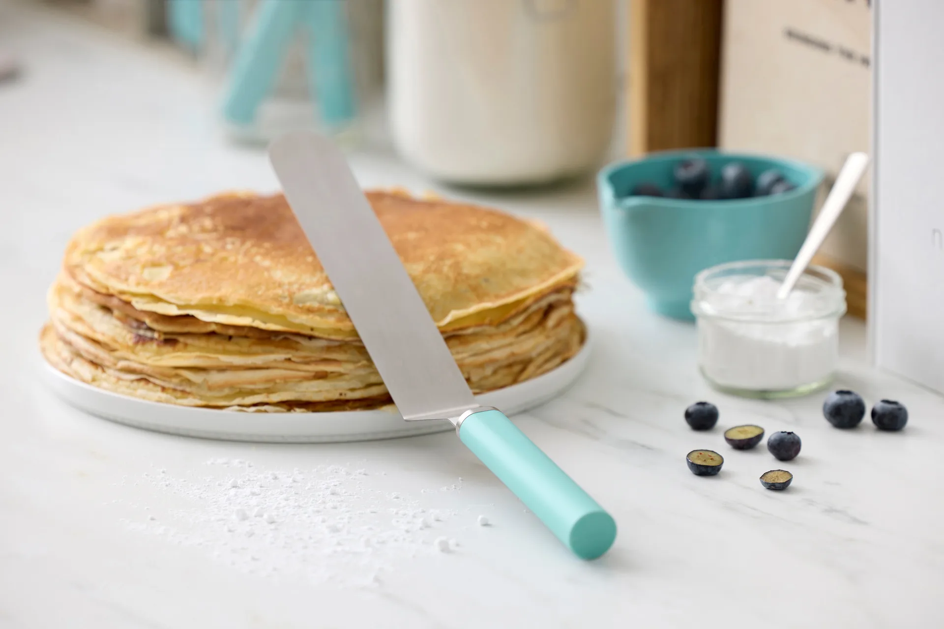 엠마 팔레트 나이프 내로우 스틸 33 cm, Nordic green Rosti | 로스티