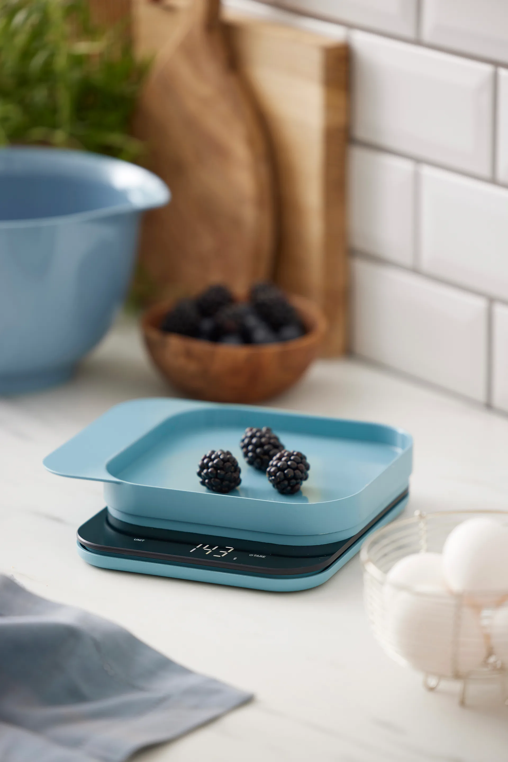 멘슈라 주방 저울, Dusty blue Rosti | 로스티