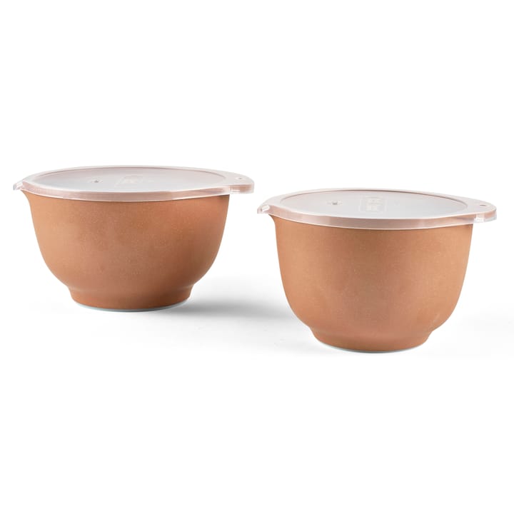 Margrethe 보울 세트 & lid matte 2개 세트, pebble terra Rosti | 로스티