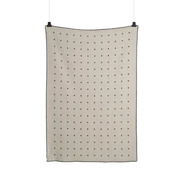 파스티유 담요 135x200 cm - Black and white - Røros Tweed | 뢰로스 트위드