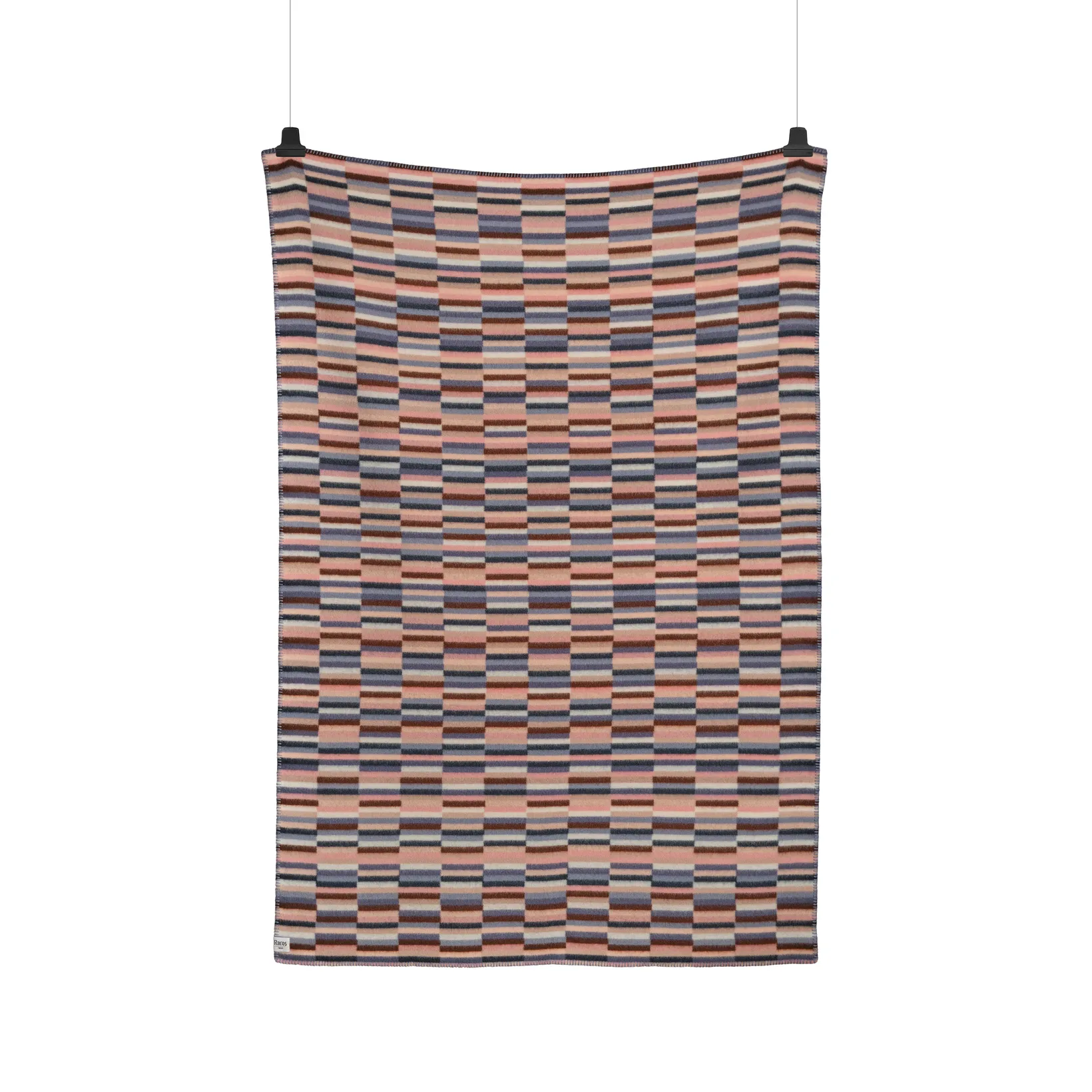 이다 담요 135x200 cm, Pink blue Røros Tweed | 뢰로스 트위드