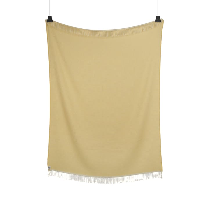 멜로 스로우 150x210 cm, Lemon yellow Røros Tweed | 뢰로스 트위드