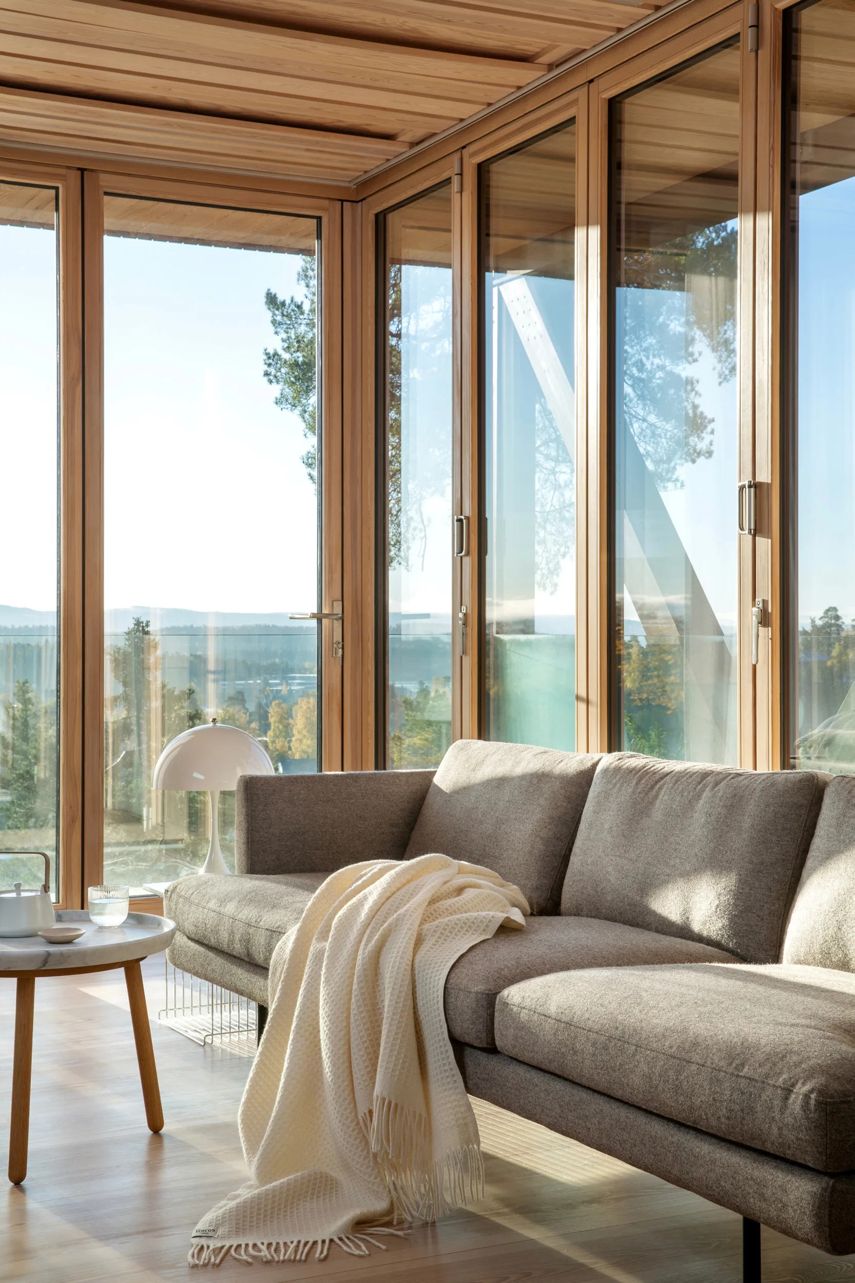 베가 스로우 150x210 cm, Natural Røros Tweed | 뢰로스 트위드