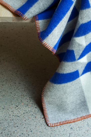 Kvam 담요 135x200 cm - Blue - Røros Tweed | 뢰로스 트위드