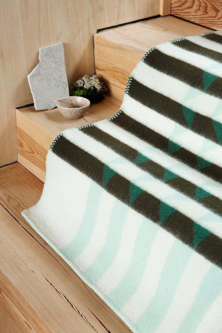 Kvam 담요 135x200 cm, Green Røros Tweed | 뢰로스 트위드
