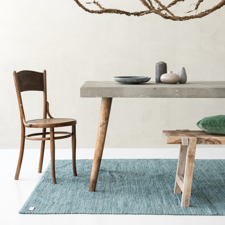 코튼 러그 140x200 cm, dusty jade (mint) Rug Solid | 러그솔리드