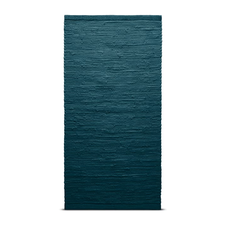 코튼 러그 140x200 cm - petroleum (petrolblue) - Rug Solid | 러그솔리드