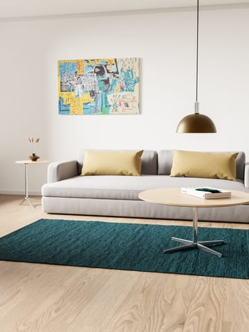 코튼 러그 140x200 cm - petroleum (petrolblue) - Rug Solid | 러그솔리드