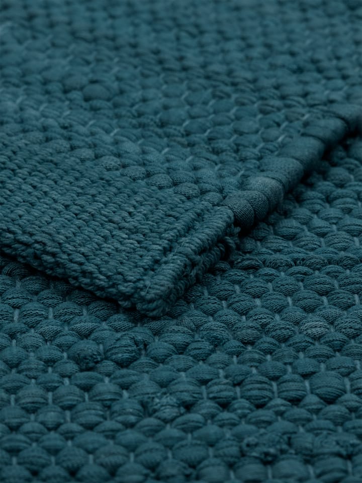 코튼 러그 170x240 cm, petroleum (petrolblue) Rug Solid | 러그솔리드
