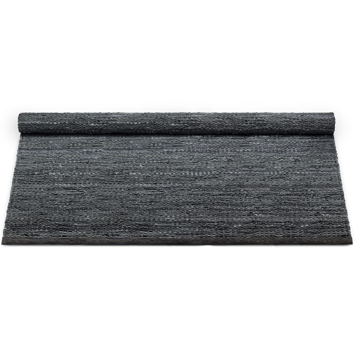 레더 러그 200x300 cm - dark gray (dark gray) - Rug Solid | 러그솔리드
