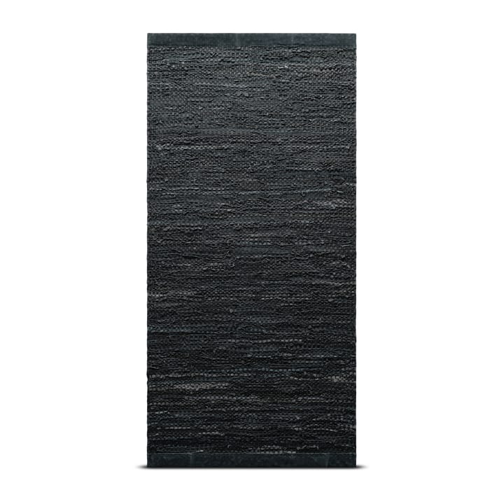 레더 러그 200x300 cm - dark gray (dark gray) - Rug Solid | 러그솔리드