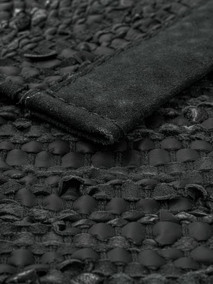 레더 러그 200x300 cm - dark gray (dark gray) - Rug Solid | 러그솔리드