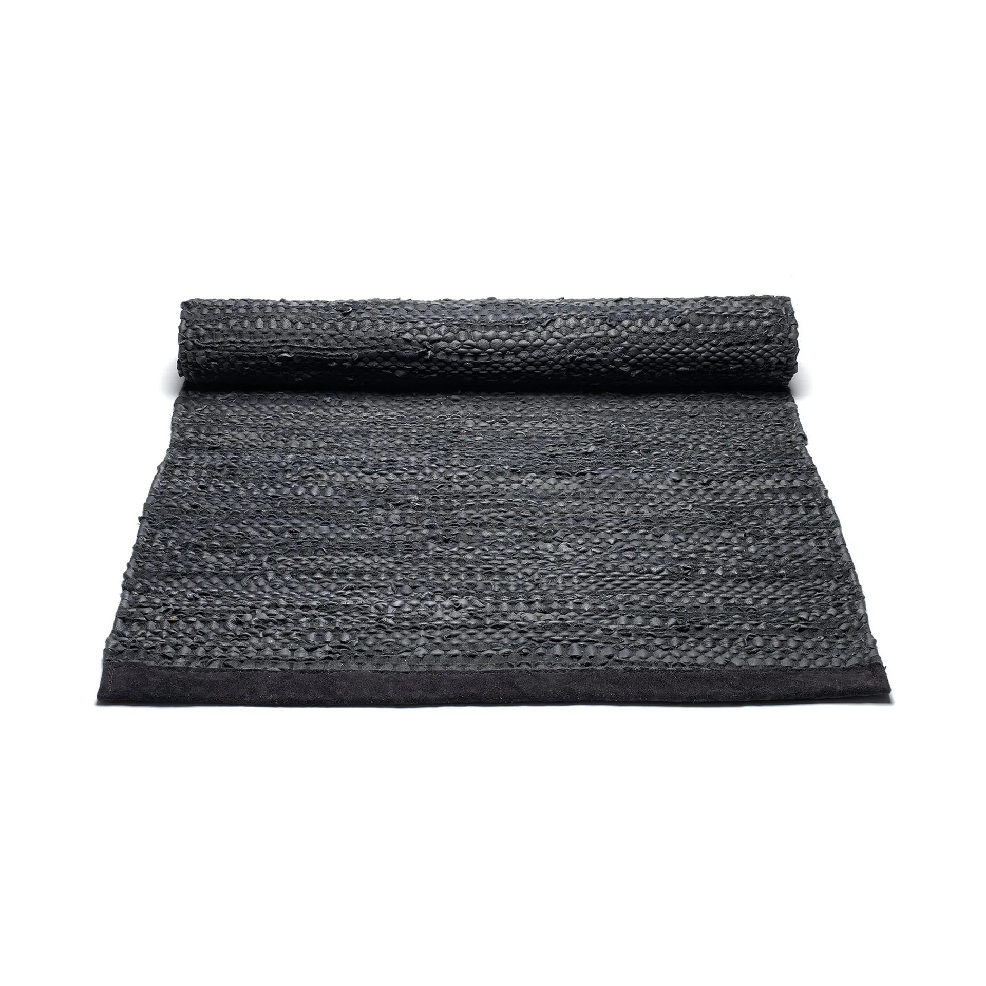 레더 러그 60x90 cm, black Rug Solid | 러그솔리드