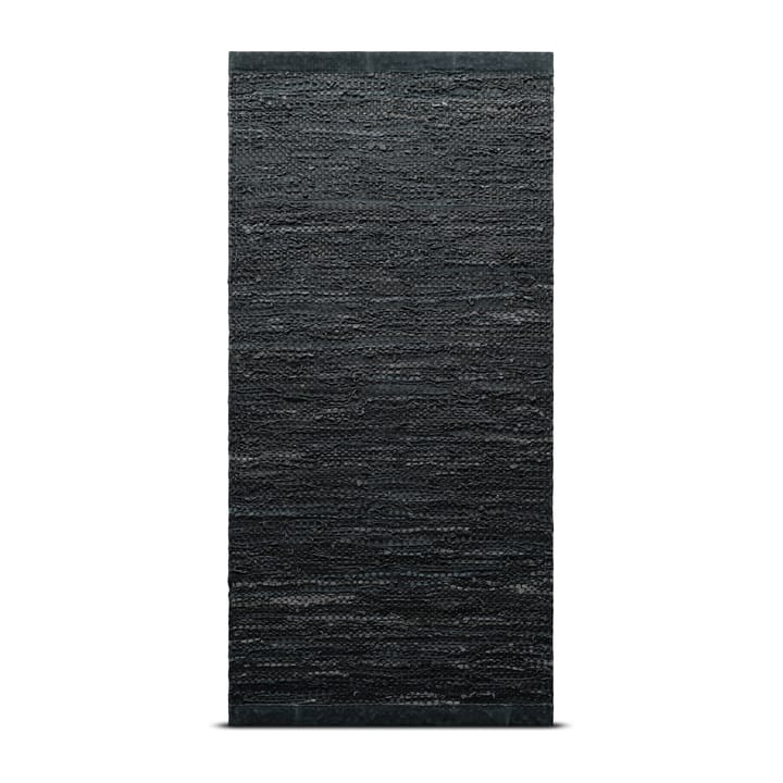 레더 러그 60x90 cm - dark gray (dark gray) - Rug Solid | 러그솔리드
