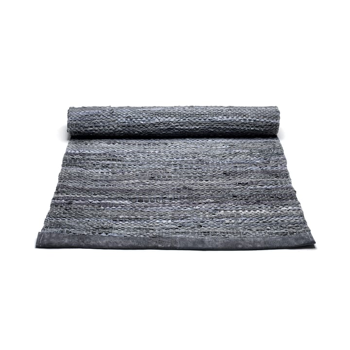 레더 러그 60x90 cm, dark gray (dark gray) Rug Solid | 러그솔리드