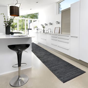 레더 러그 60x90 cm - dark gray (dark gray) - Rug Solid | 러그솔리드
