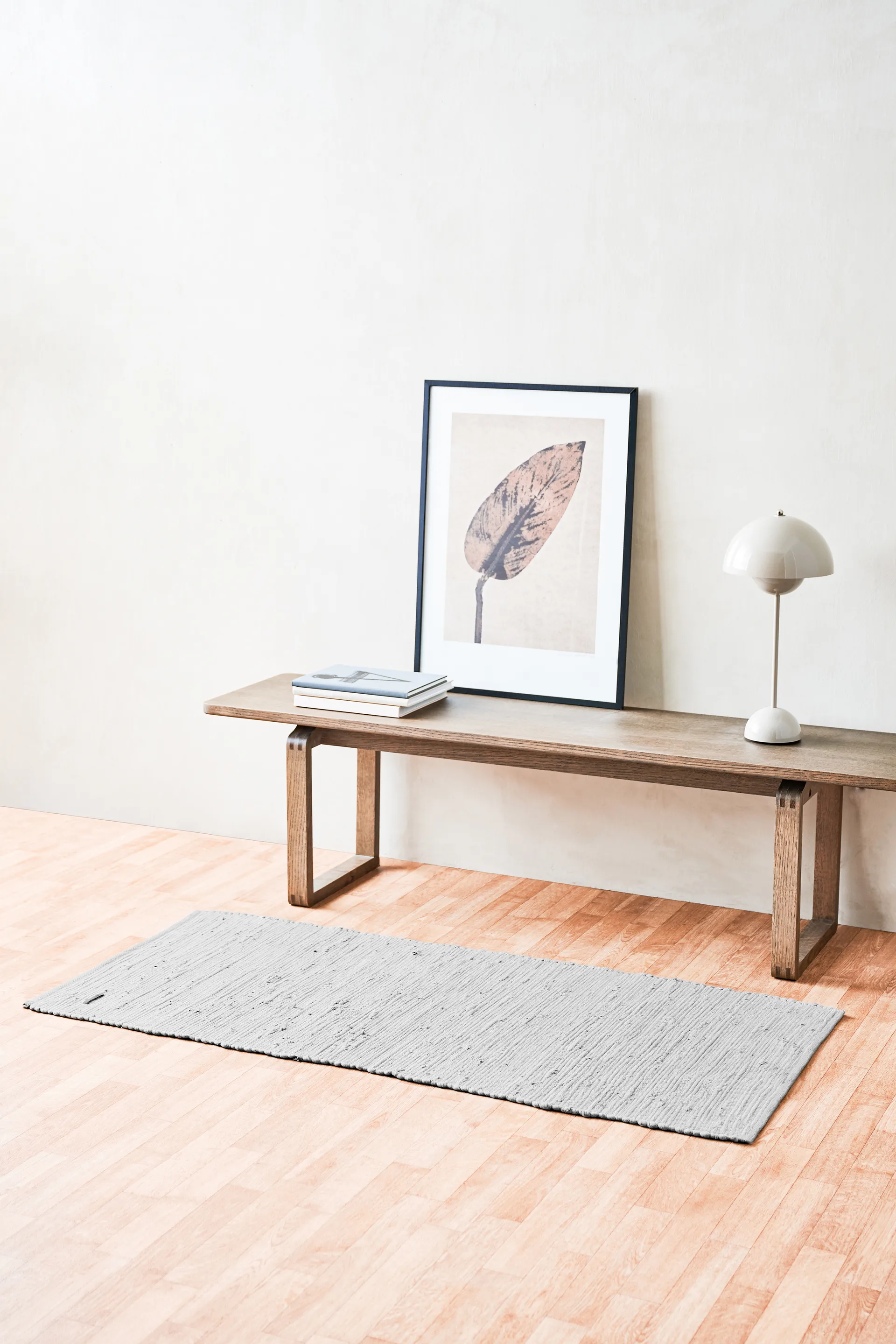코튼 러그 60x90 cm, light gray (light gray) Rug Solid | 러그솔리드