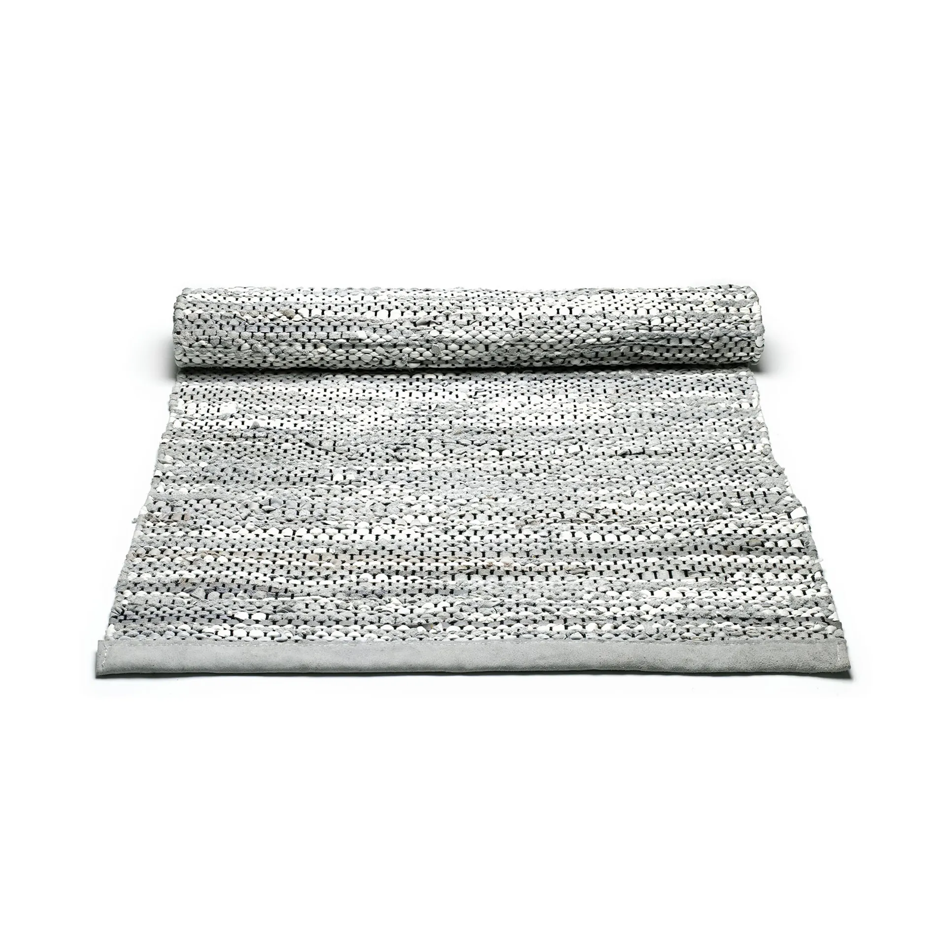 레더 러그 60x90 cm, light gray (light gray) Rug Solid | 러그솔리드