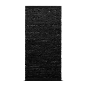 레더 러그 65x135 cm - black - Rug Solid | 러그솔리드