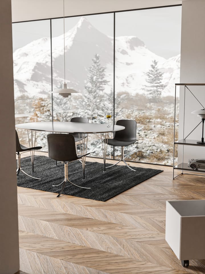 레더 러그 65x135 cm, black Rug Solid | 러그솔리드