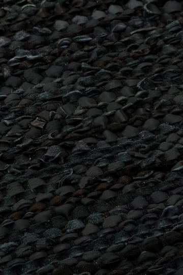 레더 러그 65x135 cm - black - Rug Solid | 러그솔리드