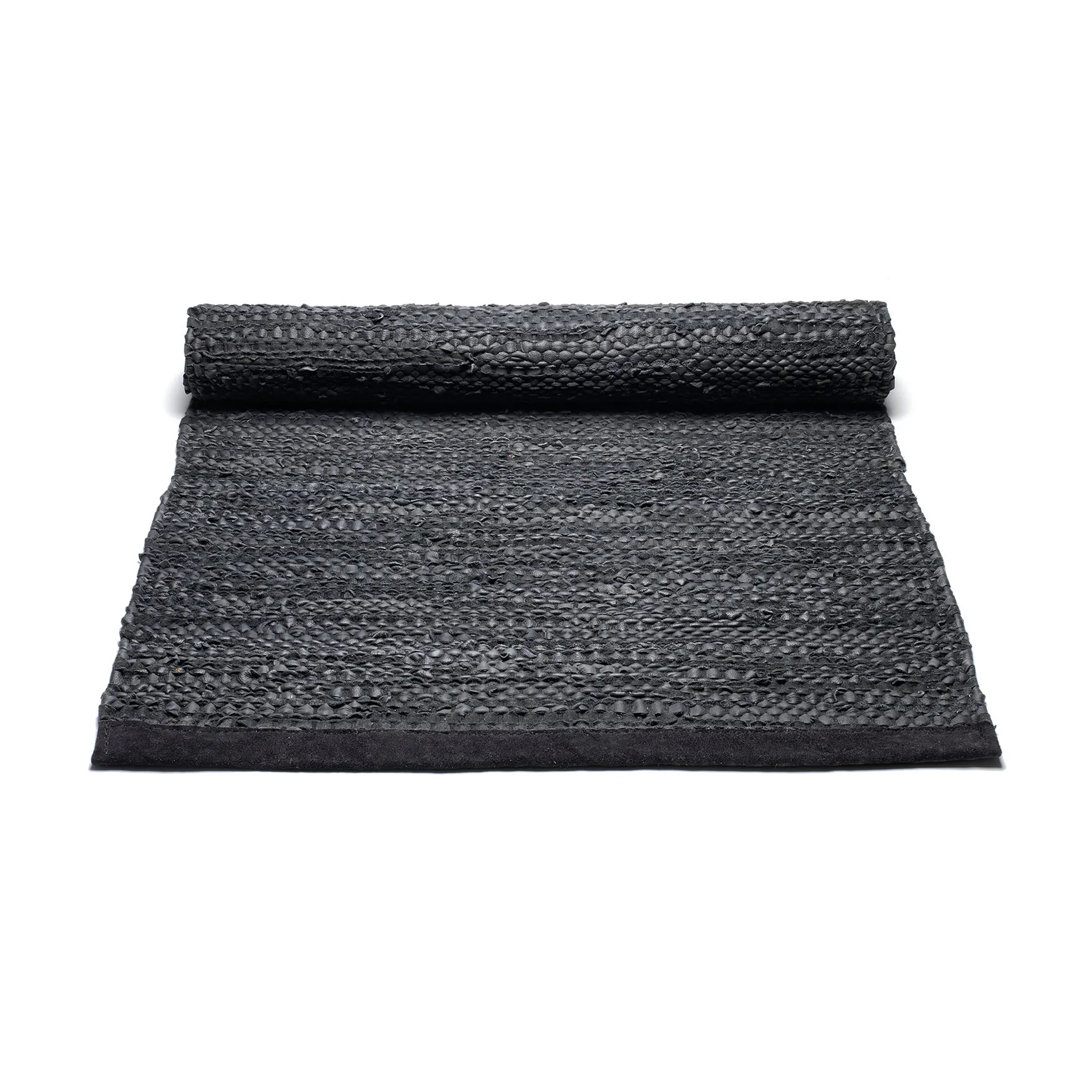 레더 러그 65x135 cm, black Rug Solid | 러그솔리드