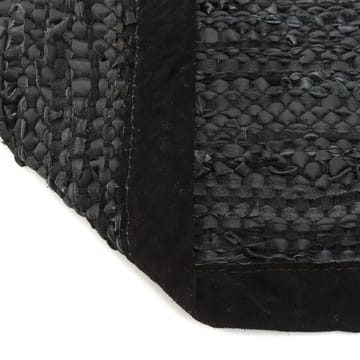 레더 러그 65x135 cm - black - Rug Solid | 러그솔리드