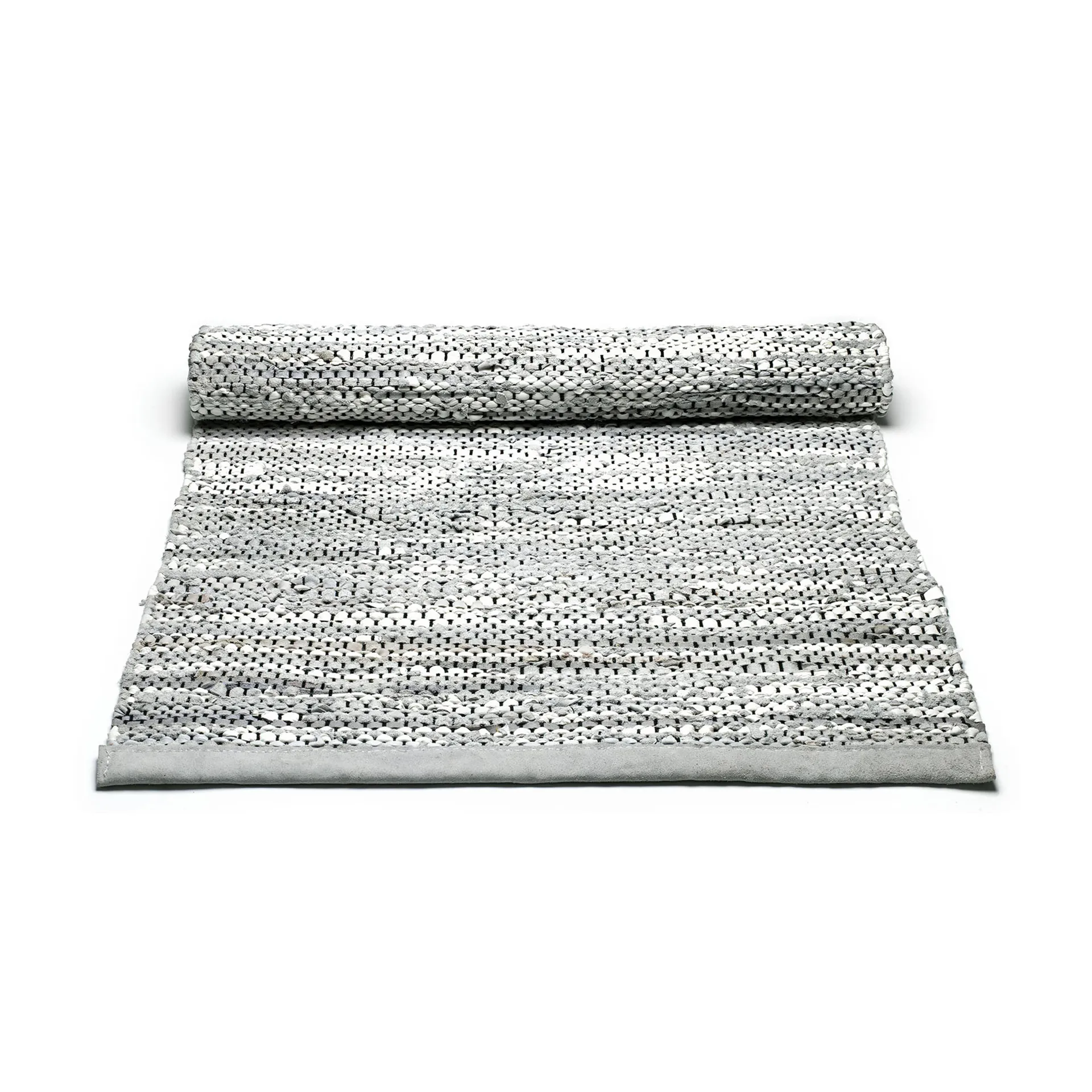 레더 러그 65x135 cm, light gray (light gray) Rug Solid | 러그솔리드