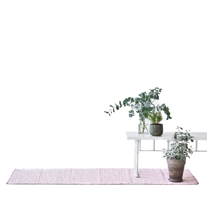 코튼 러그 65x135 cm - misty rose (pink) - Rug Solid | 러그솔리드