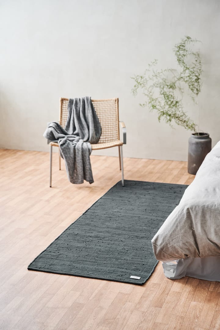 코튼 러그 65x135 cm, steel grey (grey) Rug Solid | 러그솔리드