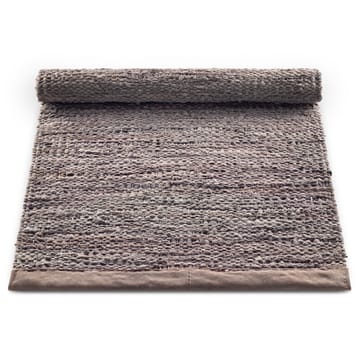 레더 러그 65x135 cm - wood (brown) - Rug Solid | 러그솔리드