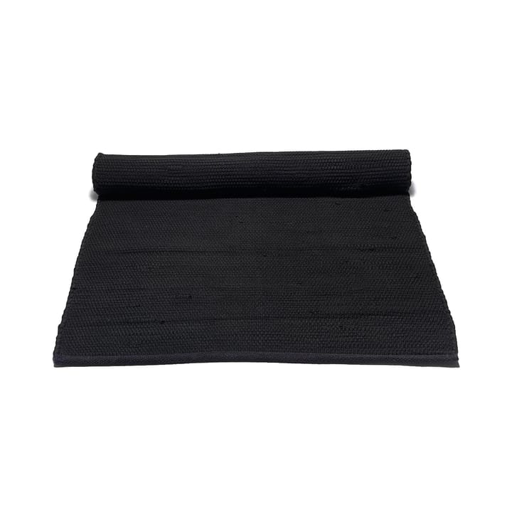 코튼 러그 75x200 cm - black - Rug Solid | 러그솔리드