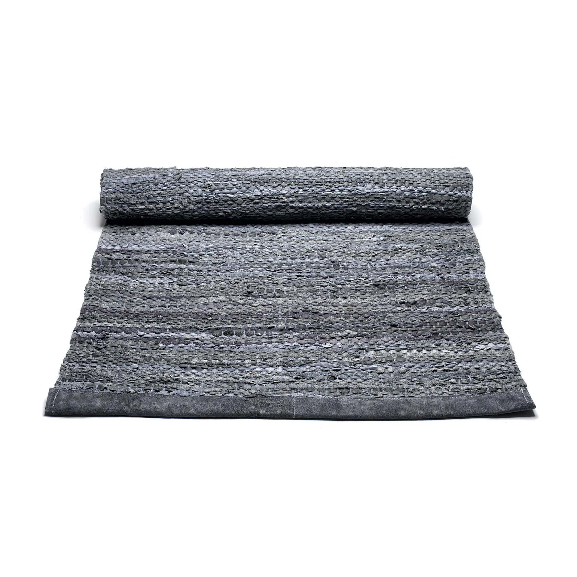 레더 러그 75x200 cm, dark gray (dark gray) Rug Solid | 러그솔리드