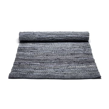 레더 러그 75x200 cm - dark gray (dark gray) - Rug Solid | 러그솔리드
