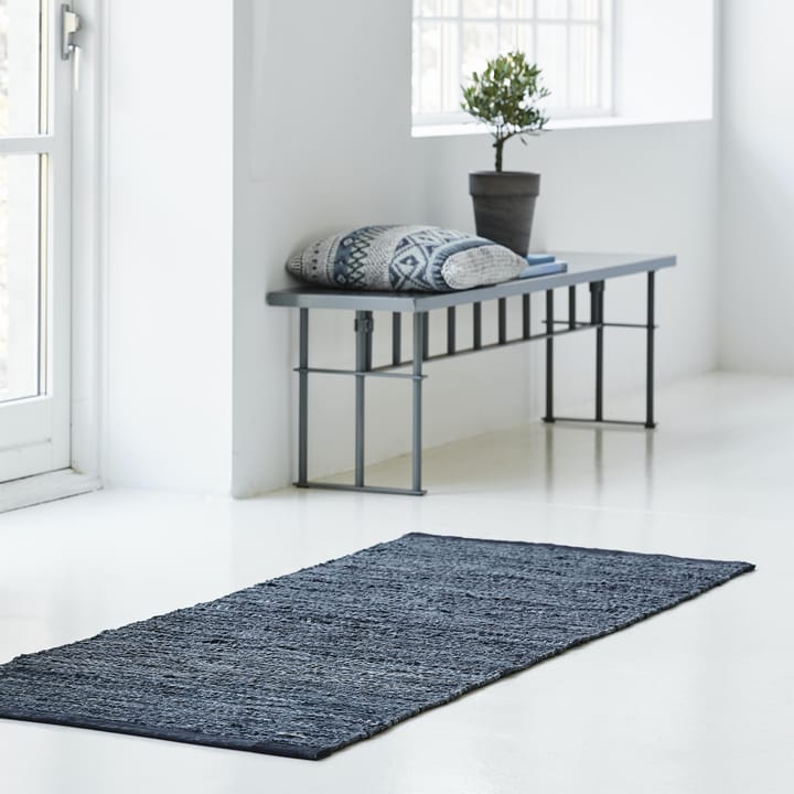 레더 러그 75x200 cm, dark gray (dark gray) Rug Solid | 러그솔리드