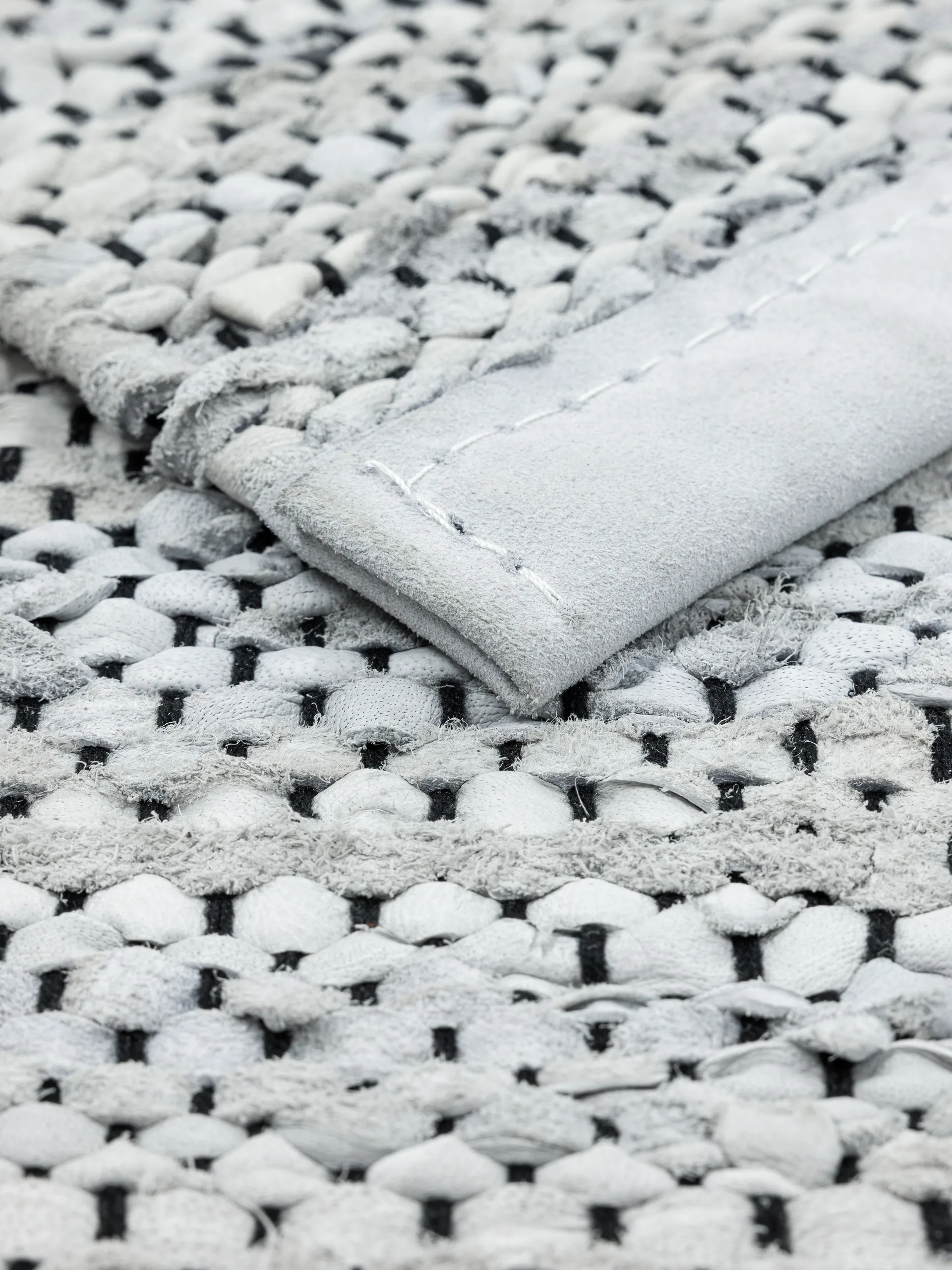 레더 러그 75x200 cm, light gray (light gray) Rug Solid | 러그솔리드