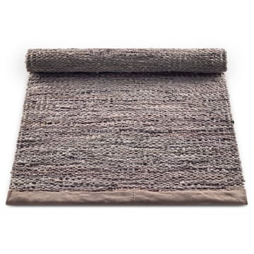 레더 러그 75x200 cm - wood (brown) - Rug Solid | 러그솔리드