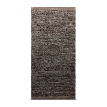레더 러그 75x200 cm - wood (brown) - Rug Solid | 러그솔리드