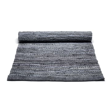 레더 러그 75x300 cm - dark grey (dark grey) - Rug Solid | 러그솔리드