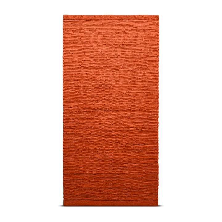 코튼 러그 75x300 cm - solar orange (orange) - Rug Solid | 러그솔리드