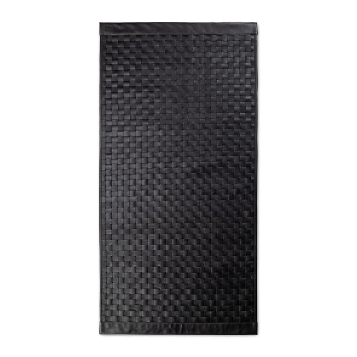 Calf Leather Tuscany 러그  65x135 cm - matte black - Rug Solid | 러그솔리드