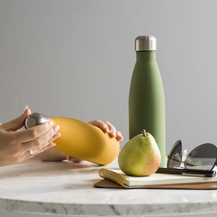 투 고 스틸 보틀 0.5 liter, Green Sagaform | 사가폼