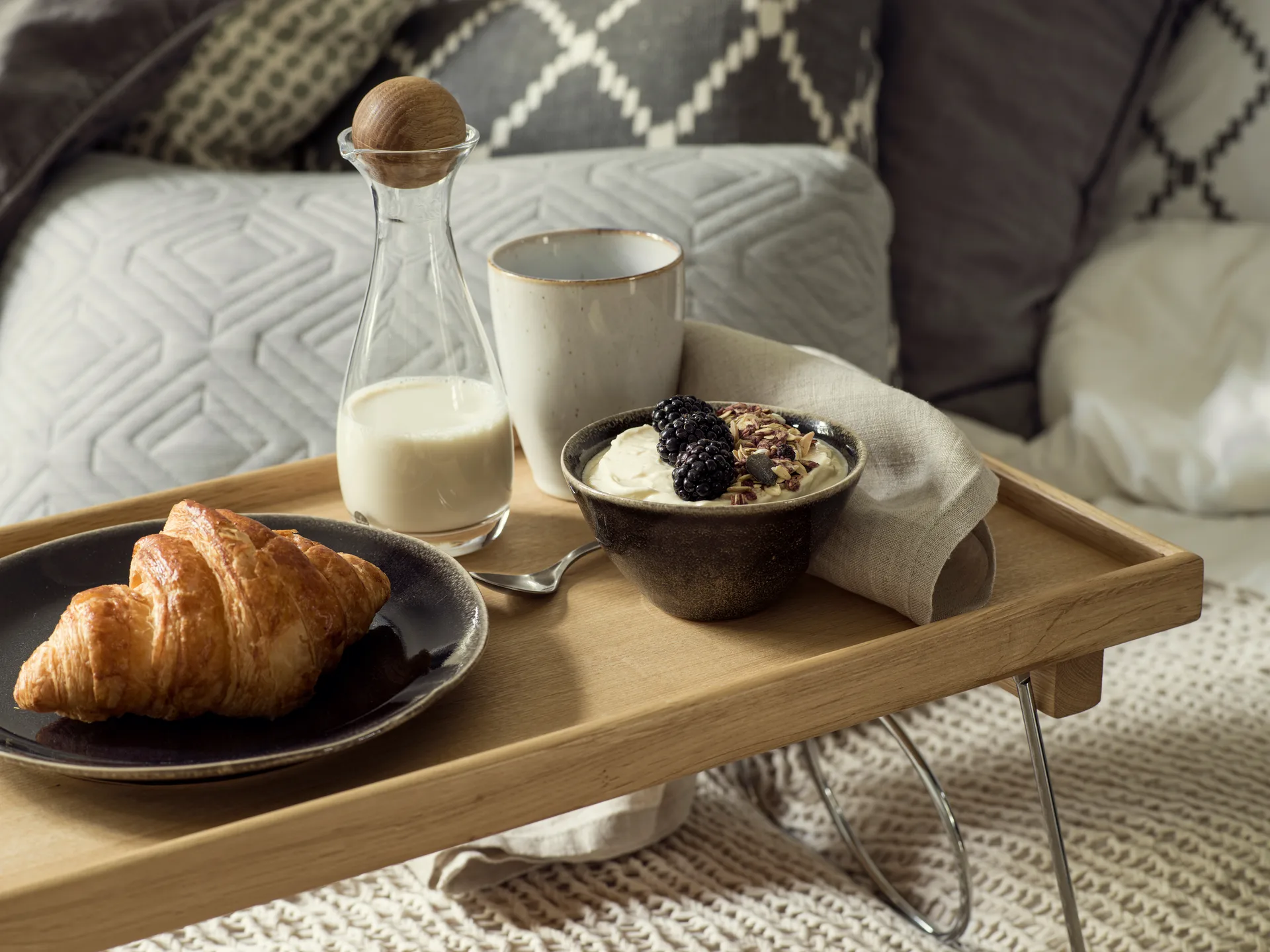 오벌 오크 베드 트레이, 1 pcs Sagaform | 사가폼