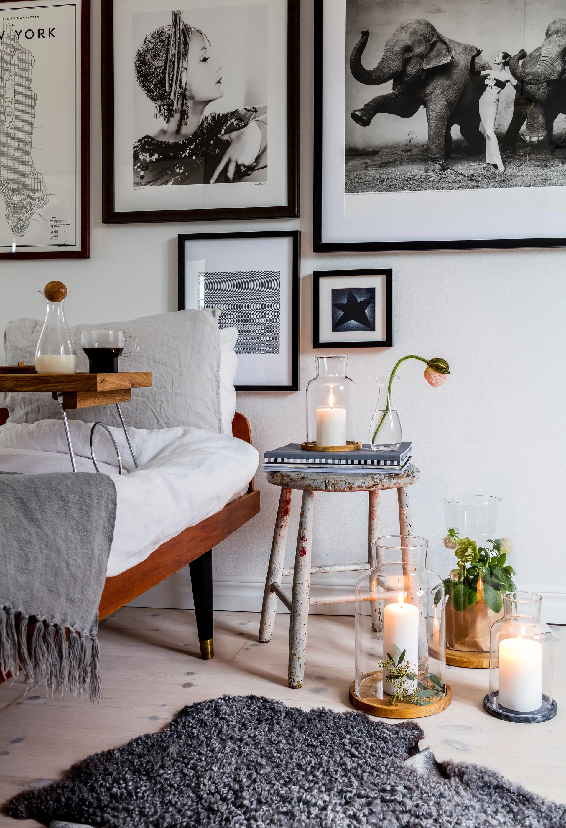 오벌 오크 베드 트레이, 1 pcs Sagaform | 사가폼