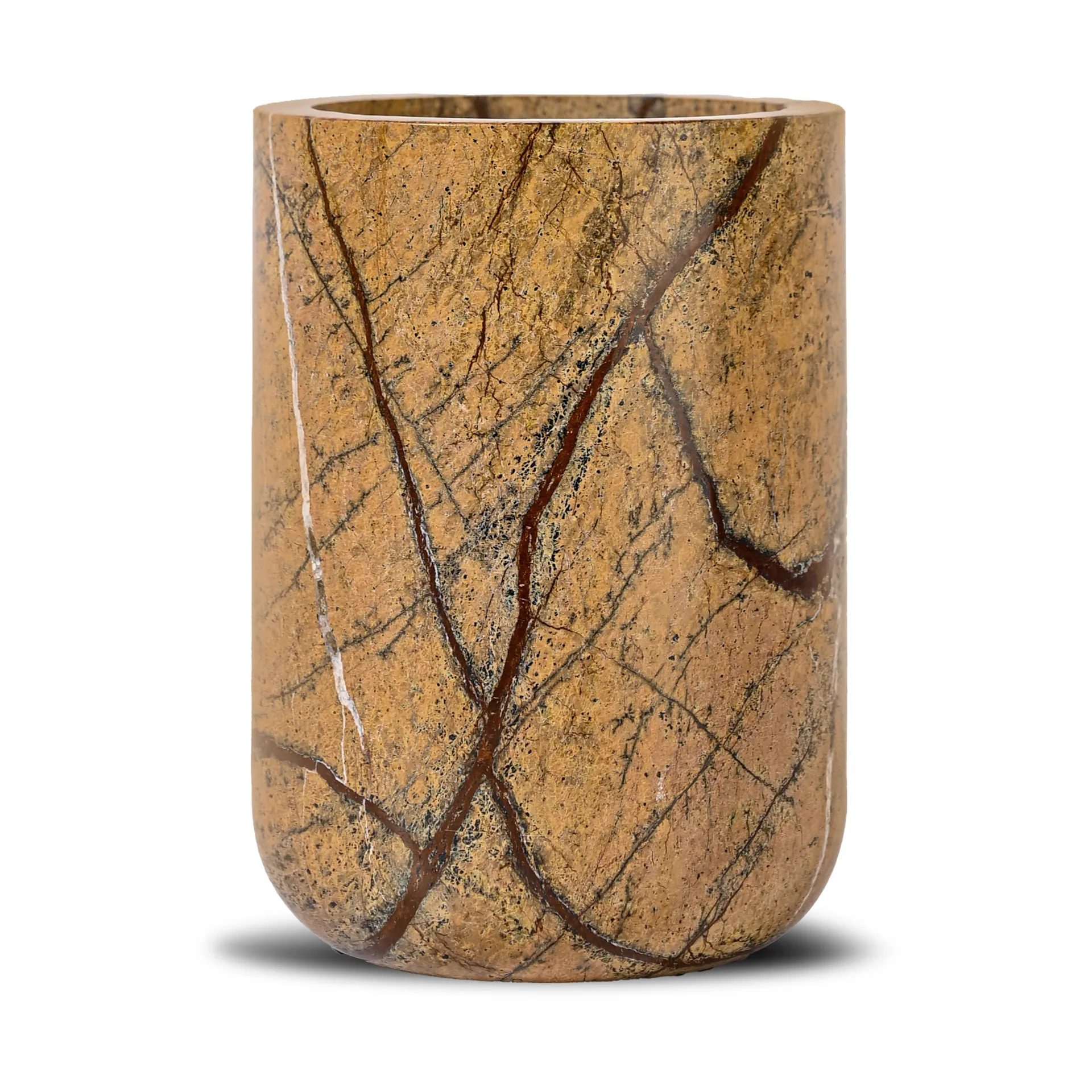 스톤 와인 쿨러 Ø12.5 cm, Brown forest marble Sagaform | 사가폼