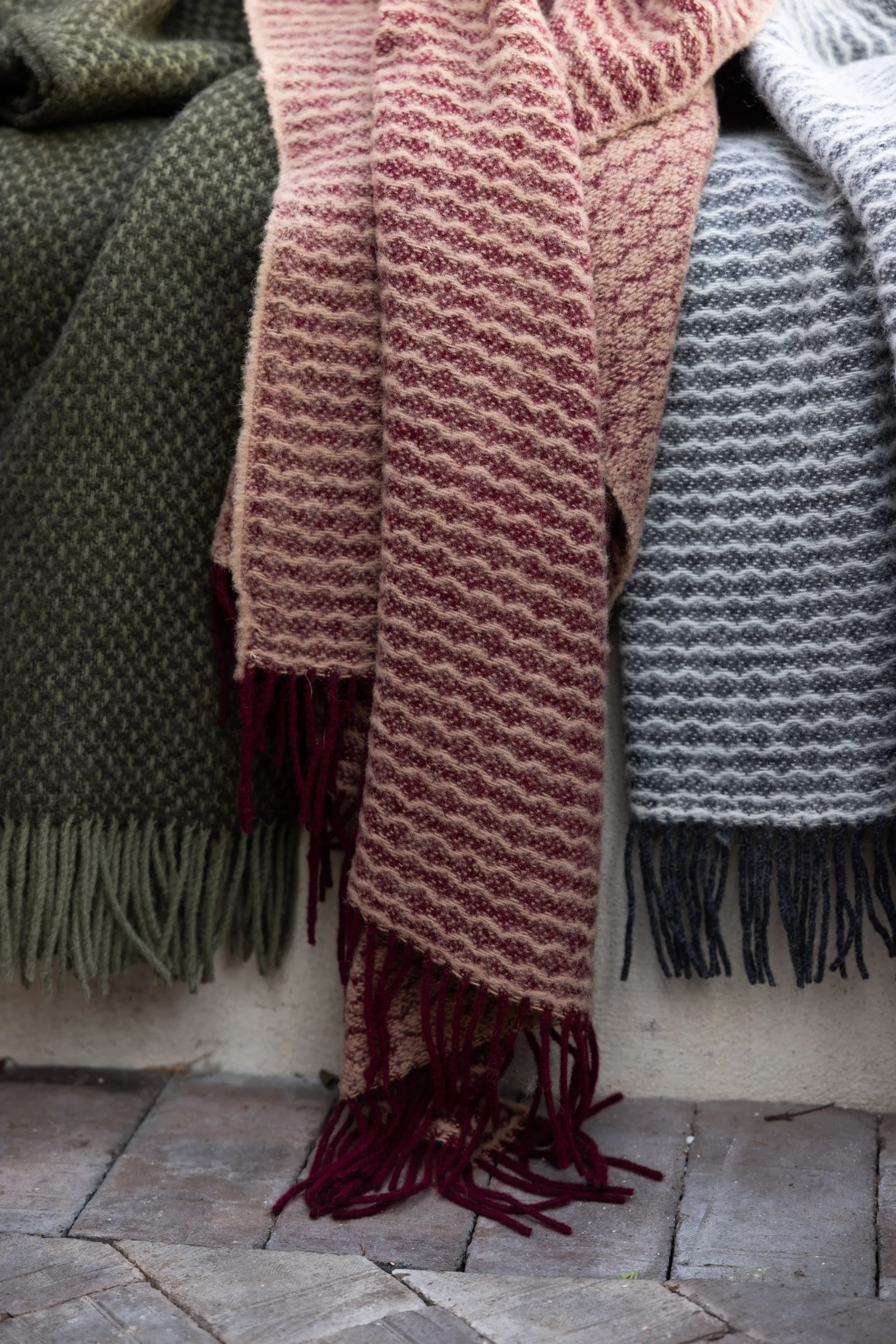 울리 블랭킷 130x170 cm, Green Sagaform | 사가폼